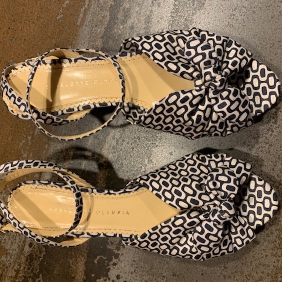 Charlotte Olympia Alexa Ankle Strap Wedge Sandal - Picture 6 of 10